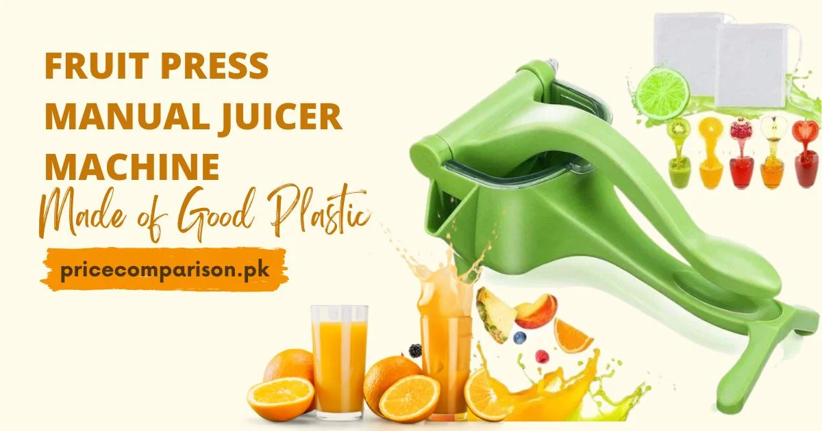 Fruit Press Manual Juicer Machine Made of Good Plastic 