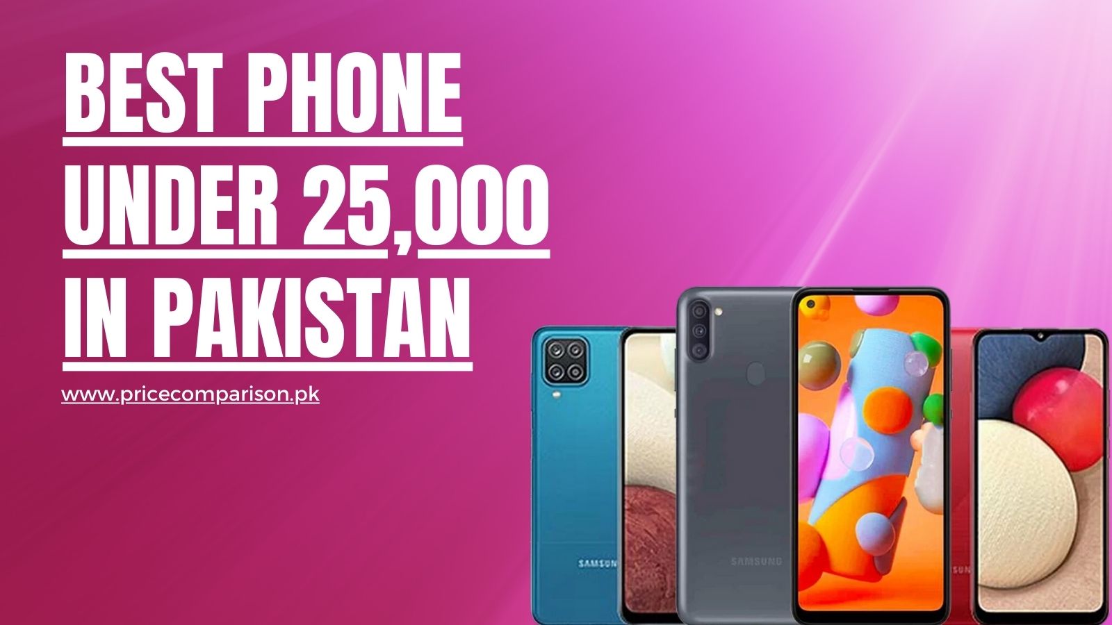 Best phone under 25,000 in Pakistan